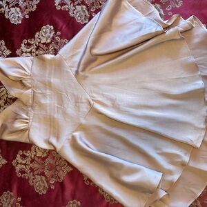 Satin Mini Dress | Size 6 (Small)